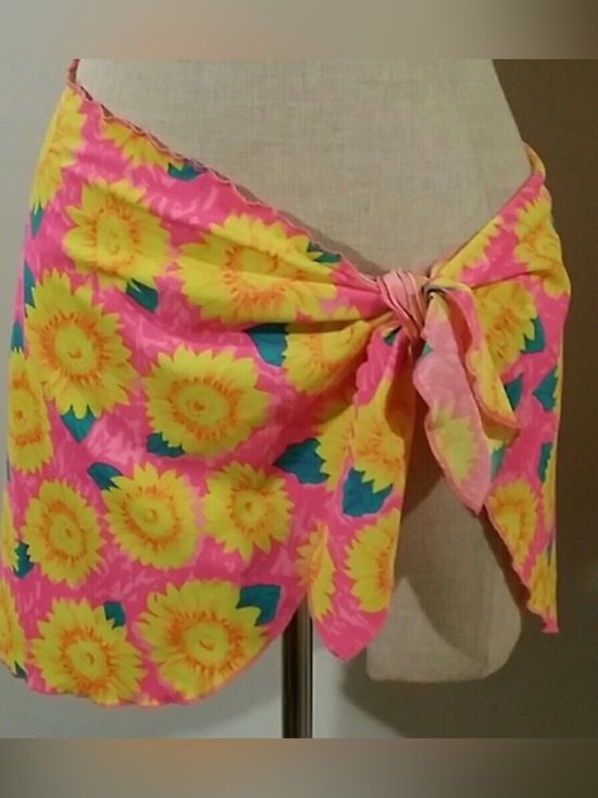 Carabella Other - Carabella Swim Wrap & Cami Set Sunflower Pink OS